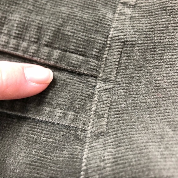 90s Olive Green Corduroy Mini Dress - Picture 14 of 15